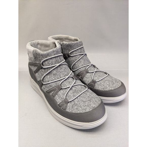 BZees Womens Tahoe Washable Comfort Ankle Boots Evening Sky Fleece 10 W - Picture 7 of 9